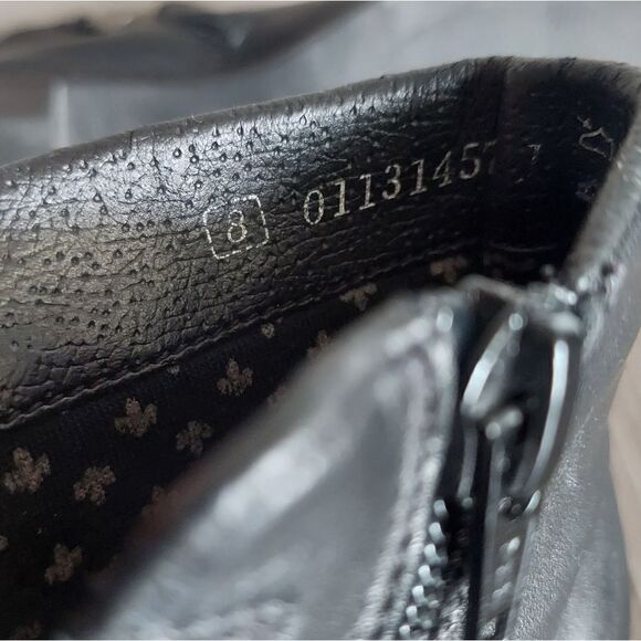 Rieker Black Heeled Ankle Boots 8 - Picture 9 of 10